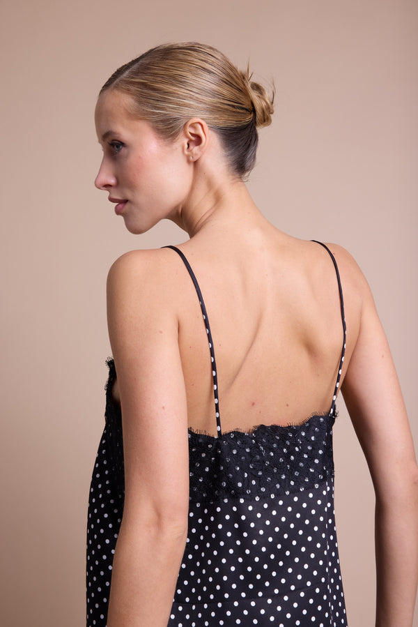 Line Of Oslo Lilly Dots Kjole Dress Black 097