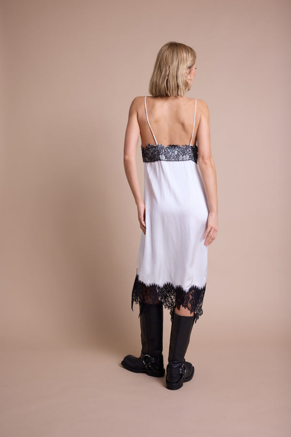 Line Of Oslo Lilly Lace Kjole Dress Creme 091