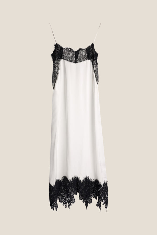 Line Of Oslo Lilly Lace Kjole Dress Creme 091