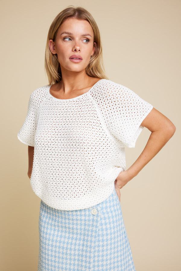 Granny knitted blouse