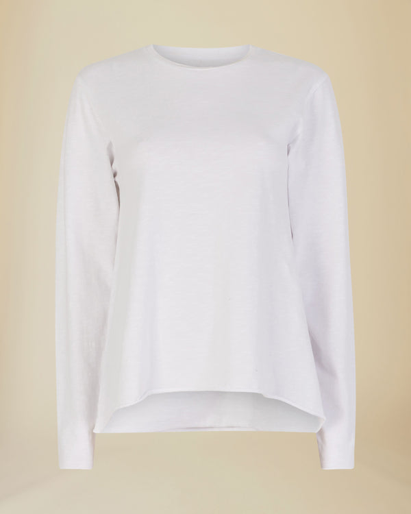 Line Of Oslo Lisa Longsleeve Sweater White 001