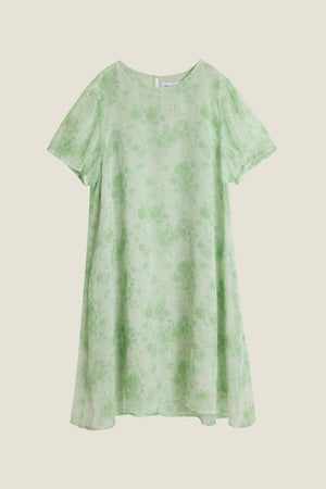 Line Of Oslo Luna Flower Dress Dress Green 053