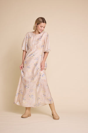 Line Of Oslo Miller 25 Print Dress Dress Nude 062
