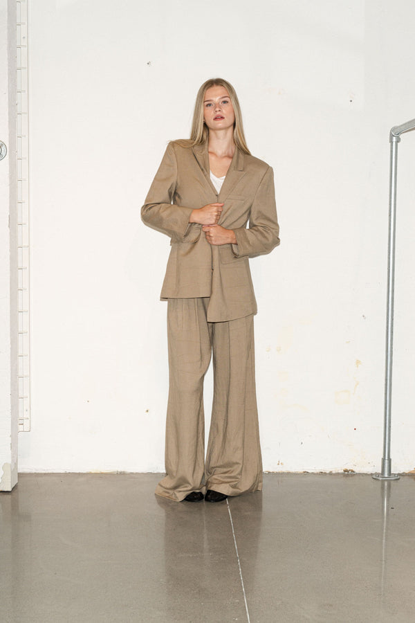 Line Of Oslo Mister Trousers Trouser Sand 069