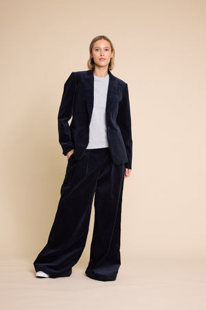 Line Of Oslo Mister Cord Trouser Trouser Blue 066