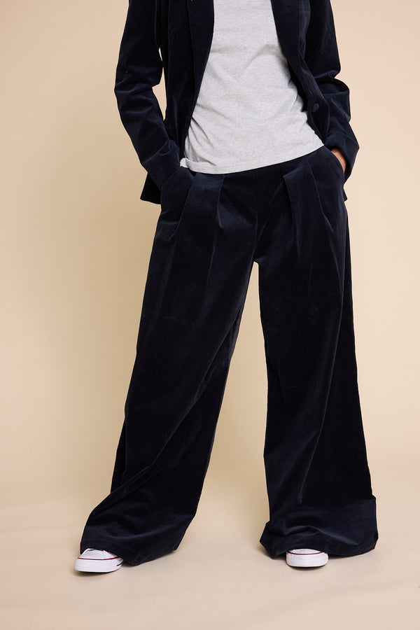 Line Of Oslo Mister Cord Trouser Trouser Blue 066