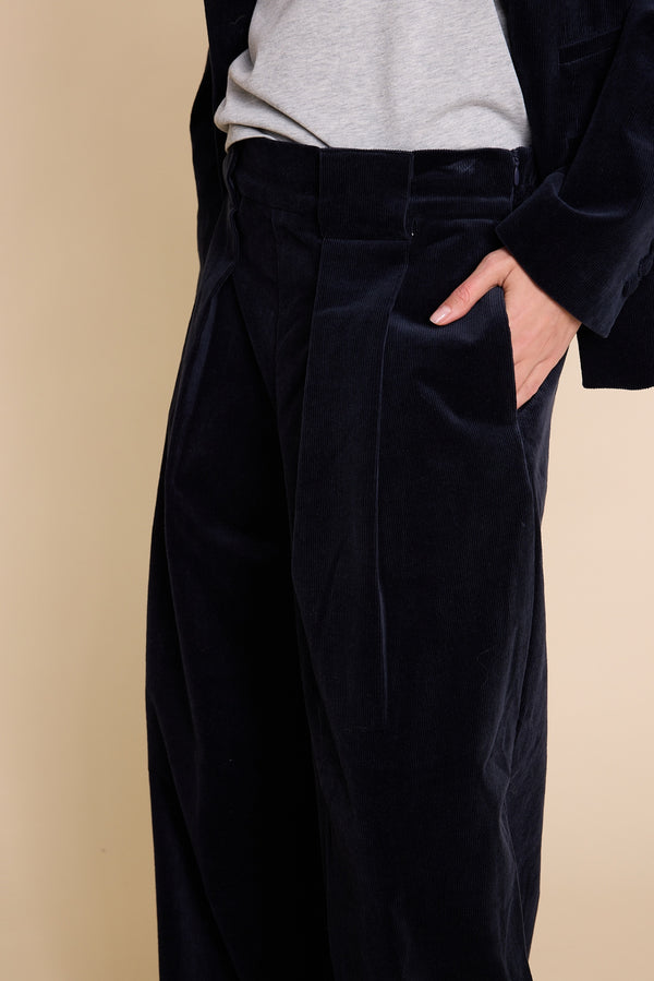 Line Of Oslo Mister Cord Trouser Trouser Blue 066