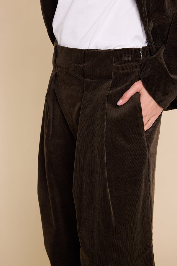 Line Of Oslo Mister Cord Trouser Trouser Brown 063