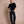Line Of Oslo Monroe Longer Arm Topp  Black 097