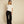 Line Of Oslo Monroe SS24 Knitted T-shirt Knitted sweater Creme 091