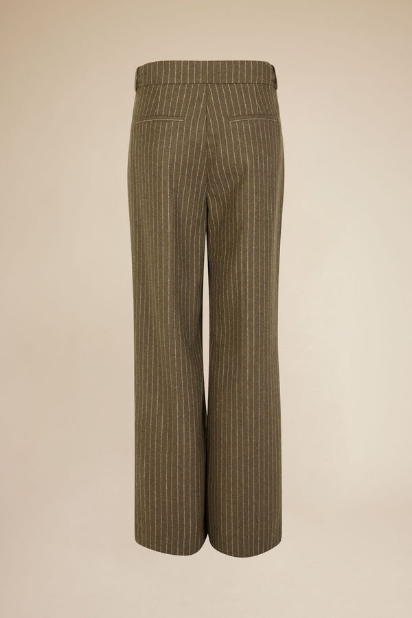 Line Of Oslo Moon Stripe 24 Trousers Trouser Brown 063