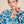 Line Of Oslo Mother Flower SS26 Blouse Blue 066