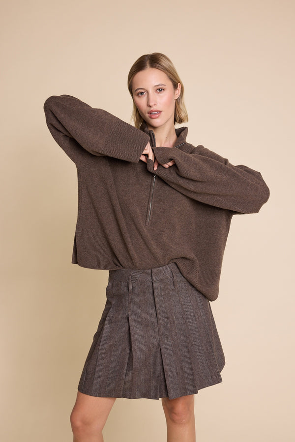 Line Of Oslo Nora Sweater Knitted sweater Brown 063