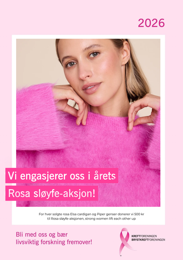 Line Of Oslo Piper Solid Sweater Knitted sweater Pink 002