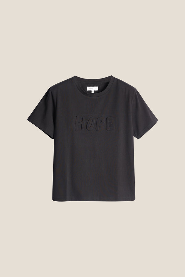 Line Of Oslo Preppy Hope T-skjorte T-shirt Black 097