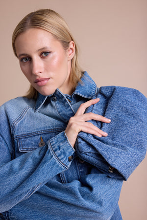 Line Of Oslo Purse Denim Bag Denim 099