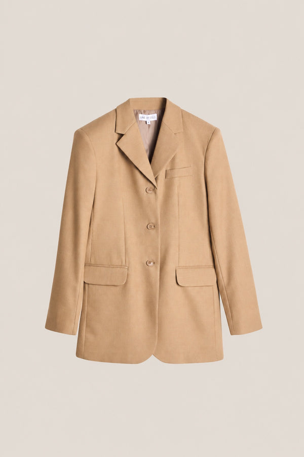 Line Of Oslo Ralph Solid Blazer Blazer Camel 061