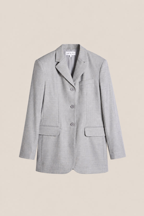 Line Of Oslo Ralph Solid Blazer Blazer Grey 005