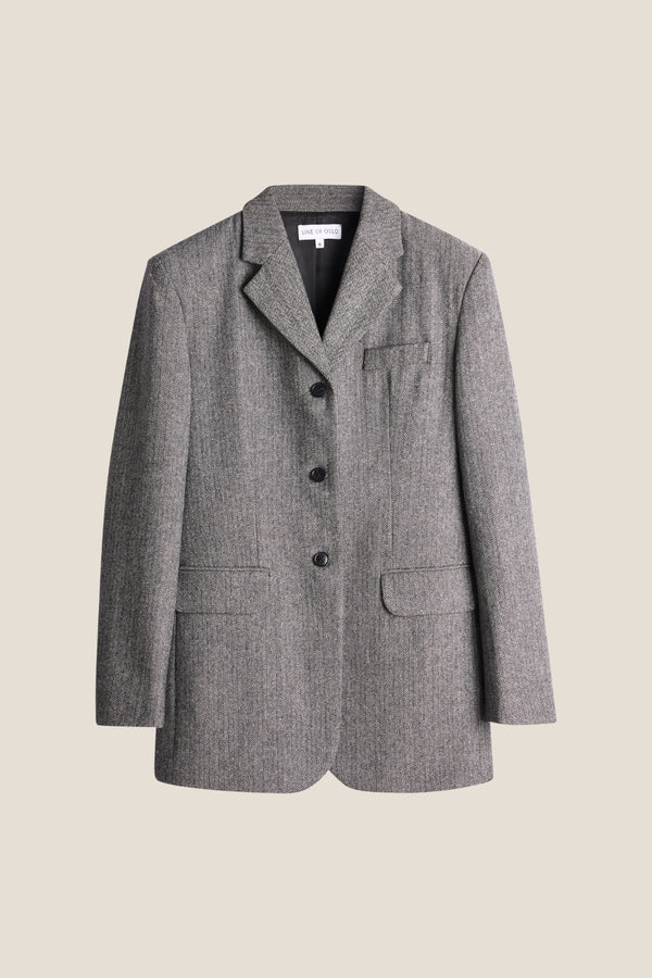 Line Of Oslo Ralph Tweed Blazer Blazer Black 097