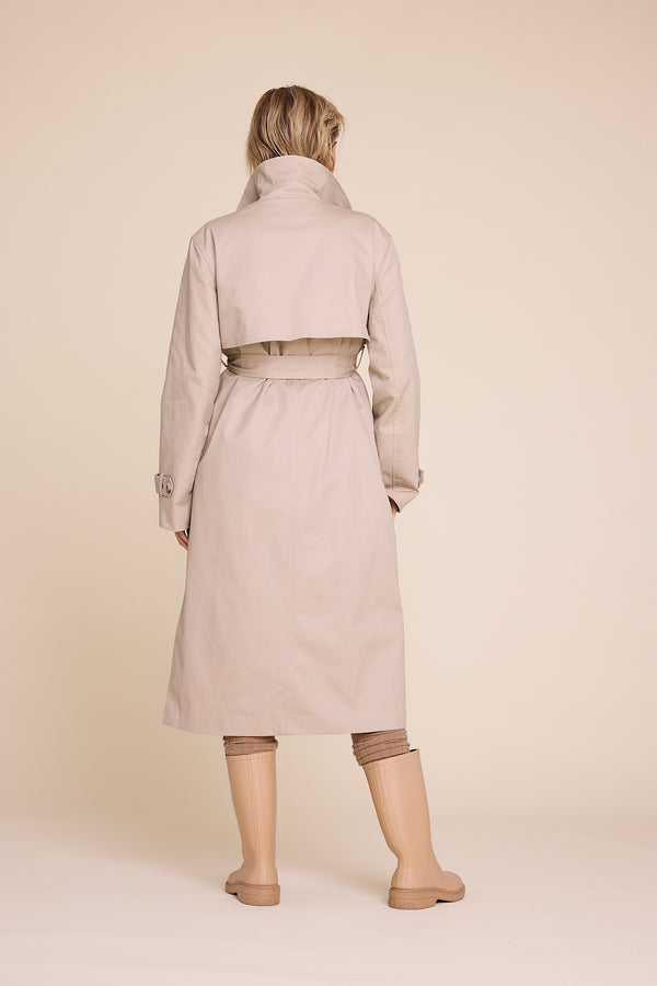 Line Of Oslo Robbie X-Long Trenchcoat Jacket Camel 061