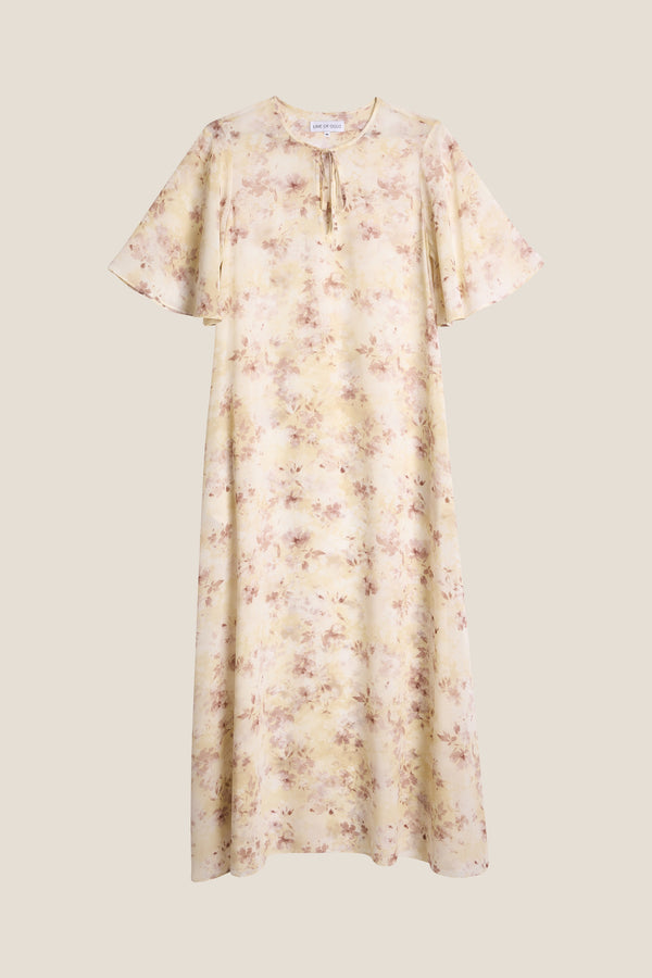 Line Of Oslo Romance Flower Dress Dress Yellow 060
