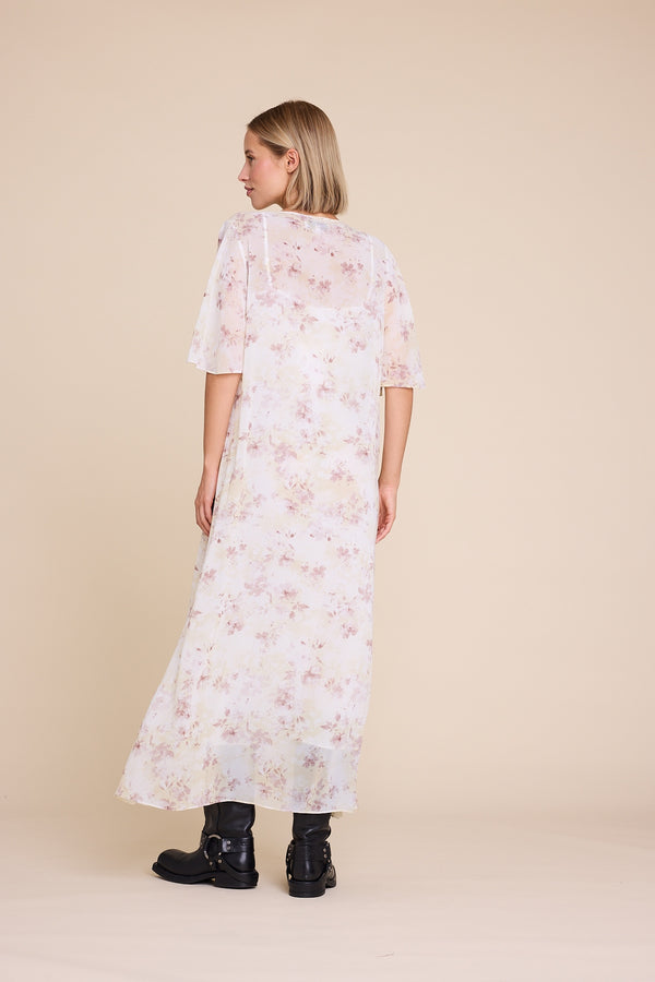 Line Of Oslo Romance Flower Dress Dress Yellow 060