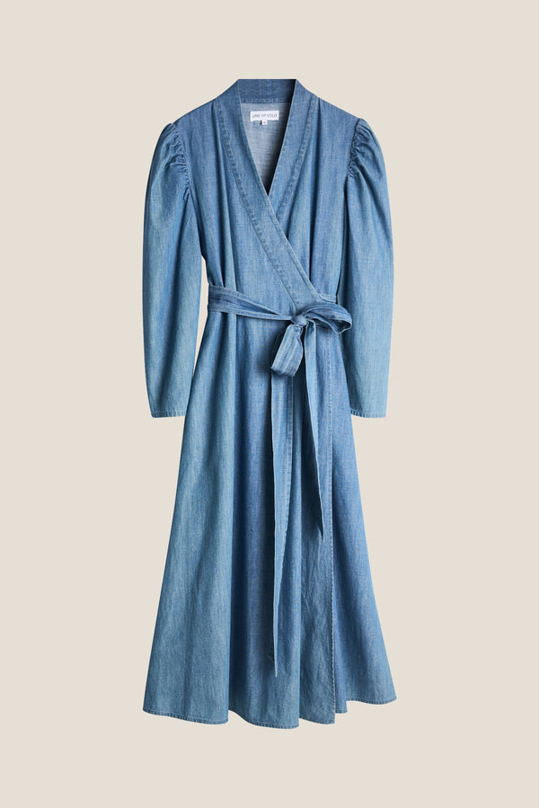 Line Of Oslo Scarlett Denim Kjole Dress Denim 099