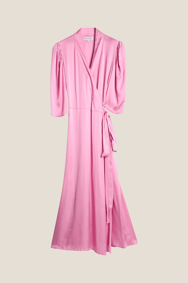 Line Of Oslo Scarlett Solid Dress Dress Pink 002