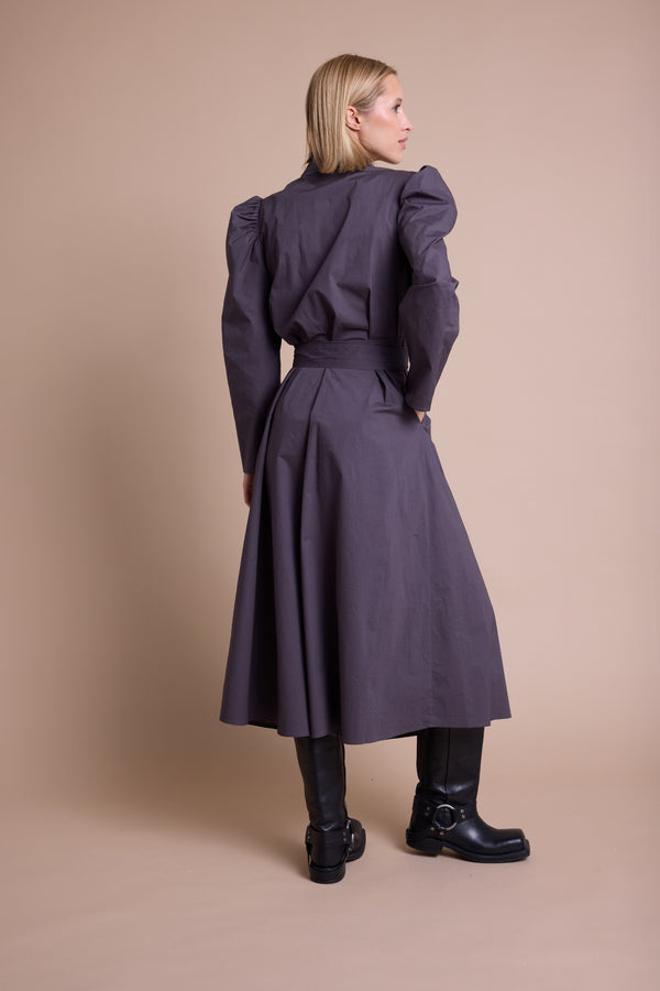 Line Of Oslo Scarlett Solid Kjole Dress Brown 063