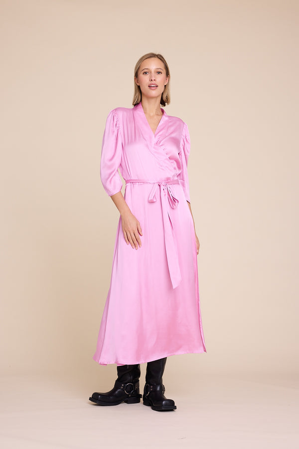 Line Of Oslo Scarlett Solid Dress Dress Pink 002