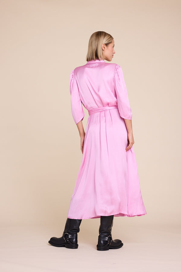 Line Of Oslo Scarlett Solid Dress Dress Pink 002