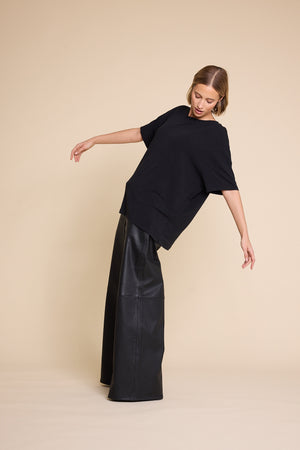 Line Of Oslo St. Barths Leather Leather pant Black 097