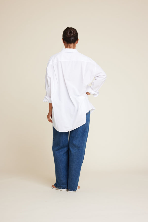 Line Of Oslo Stella Solid 24 Shirt Blouse White 001
