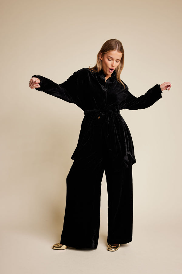 Line Of Oslo Story Velvet Blouse Shirt