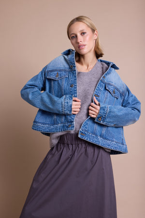 Line Of Oslo Swing Denim Jakke Jacket Denim 099