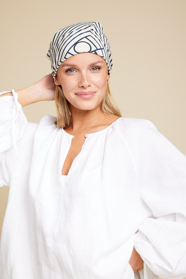 Line Of Oslo Tex Linen Blouse Blouse White 001