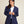 Line Of Oslo The Kid 25 Linen Blazer Blazer Blue 066