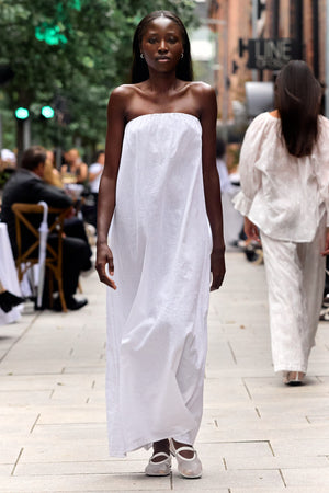 Line Of Oslo Tube 25 Dress Dress White 001