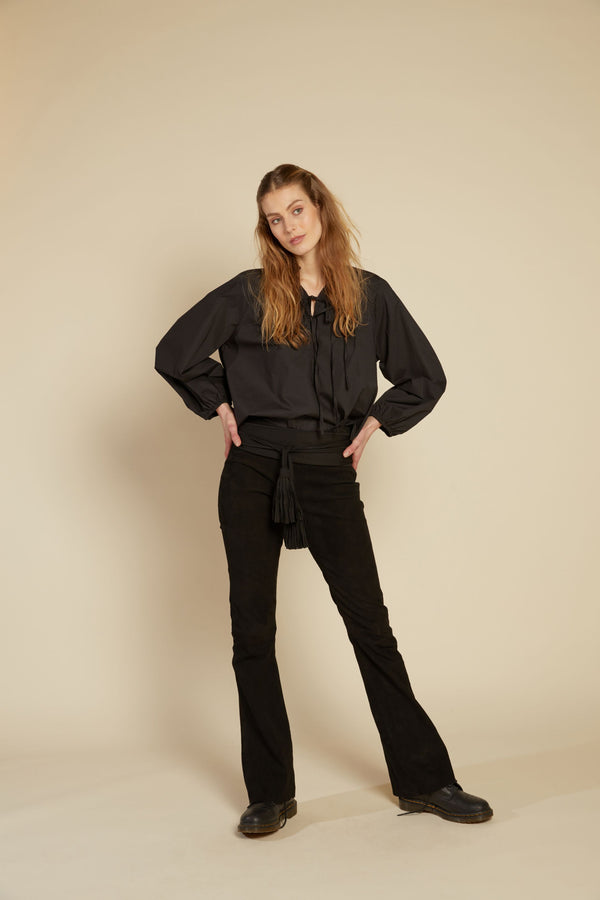 Line Of Oslo Twilly Solid Belt Accessorie Black 097