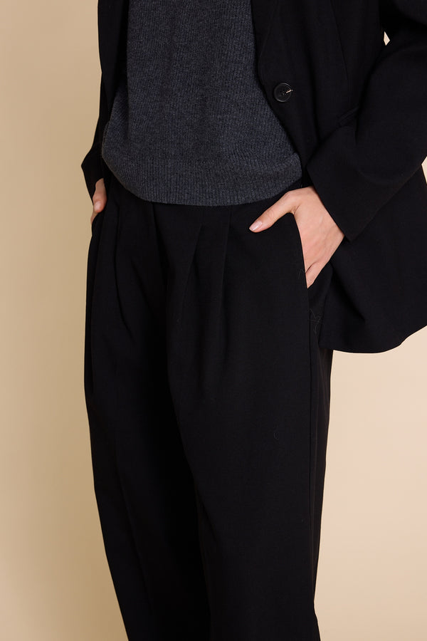 Line Of Oslo Ursula Wool Trousers Trouser Black 097