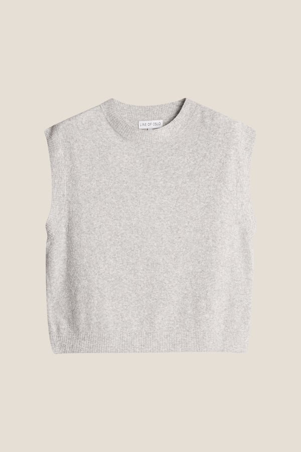 Line Of Oslo Wolf Vest Top Grey 005