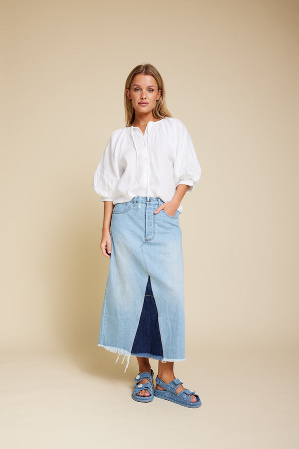 Line Of Oslo Wyatt Blouse Blouse White 001