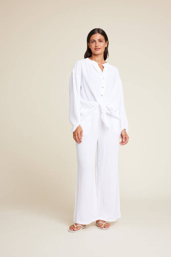 Line Of Oslo Yoko Sweater Top White 001
